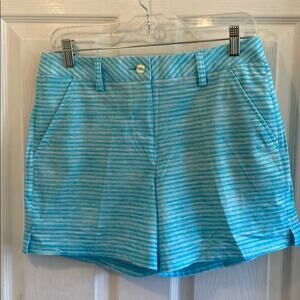 Puma 4 striped athletic shorts